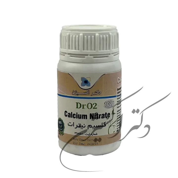 کود گرانول کلسیم نیترات دکتر اکسیژن قوطی 100 گرمی